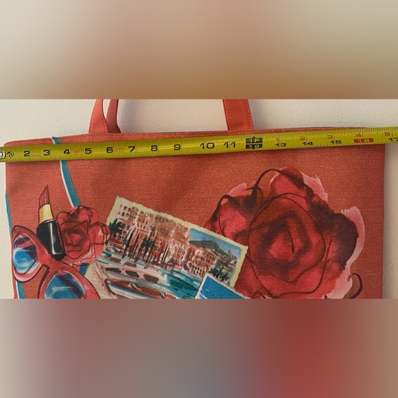 Lancôme Peach Beach Tote Bag - Picture 2 of 11